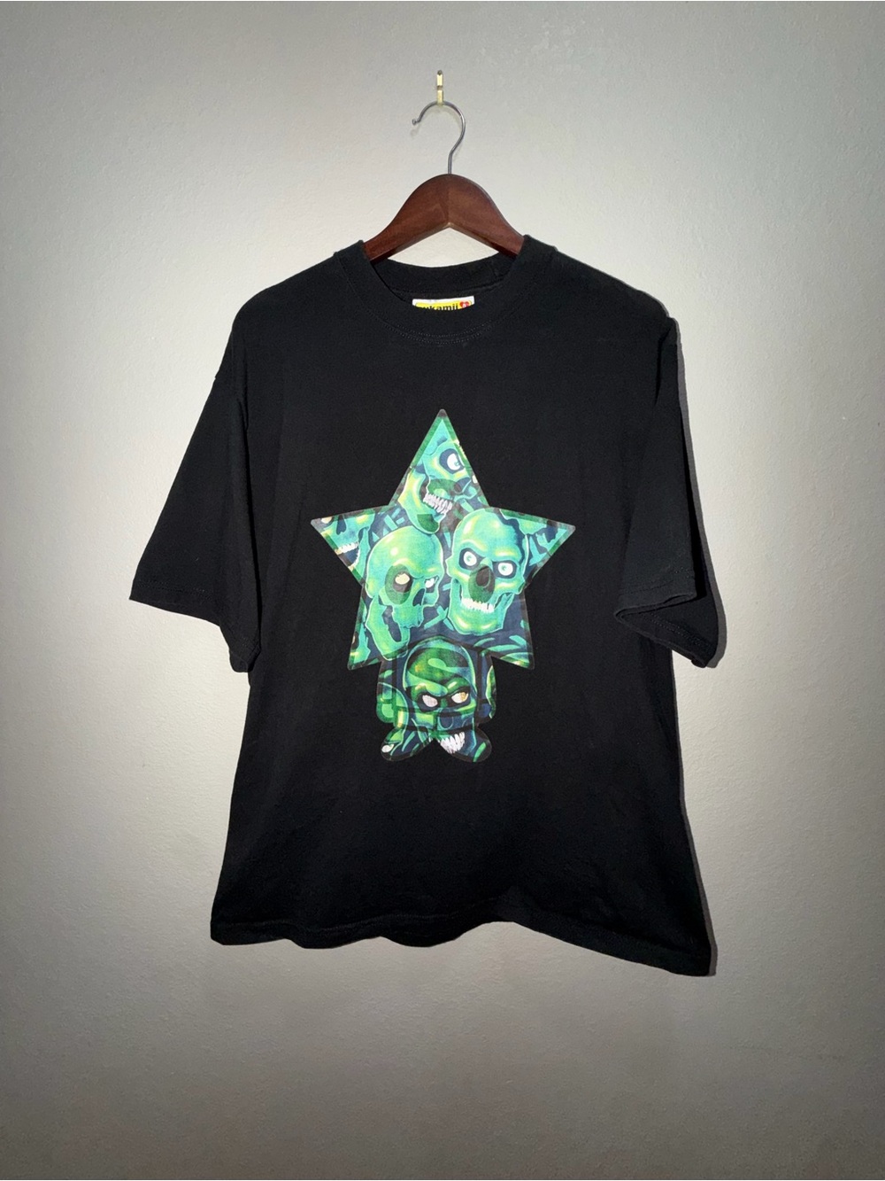 Sukamii Green Skull Three 6 Mafia Starboy Tee